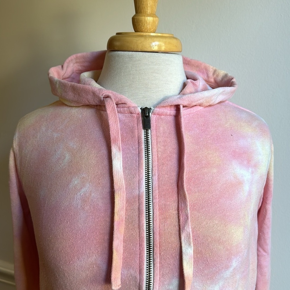 Splendid Pink Peach Tie Dye Hoodie Size XS EUC - Picture 2 of 7
